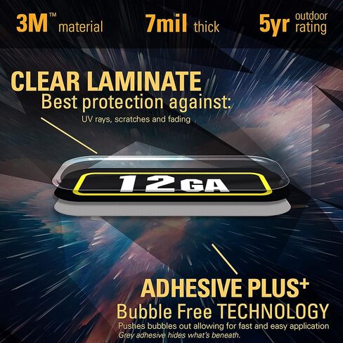 ملصقات حاويات الرصاص السائبة لعلب الذخيرة - 7 مل محمية ومغلفة من الأشعة فوق البنفسجية - ملصقات رسومية من الفينيل الفاخر مثالية لتخزين صندوق الذخيرة (10 مم، 1) in Kuwait