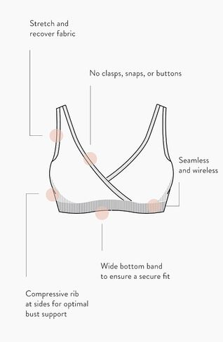 Belly Bandit - Women's Maternity BDA Bra - Before, During and After Pregnancy in Kuwait