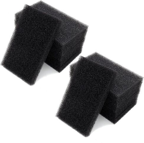 AFACYGN Aquarium Bio Filter Media Sponge، 6.28 × 4 × 0.78 بوصة 24 حزمة من الرغوة المقطوعة بالحجم لخزان حوض السمك in Kuwait
