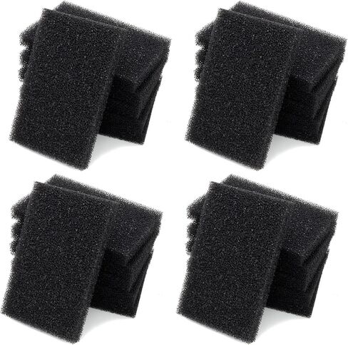 AFACYGN Aquarium Bio Filter Media Sponge، 6.28 × 4 × 0.78 بوصة 24 حزمة من الرغوة المقطوعة بالحجم لخزان حوض السمك in Kuwait