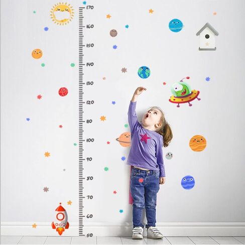 ملصق حائط لمخطط نمو الارتفاع، مسطرة ارتفاع ارتفاع الصاروخ، مسطرة لقياس ارتفاع الأطفال، ملصقات جدارية لقياس ارتفاع المسطرة، ملصقات جدارية لقياس نمو الأطفال in Kuwait
