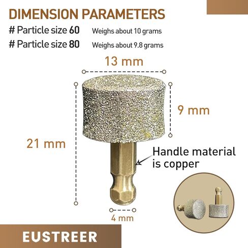 رأس بديل لمطحنة أظافر الكلاب من يوسترير - 4 عبوات - رأس طحن احتياطي احترافي لأداة تزيين أظافر مخلب كهربائي للكلاب - نصائح استبدال مطحنة الأظافر in Kuwait