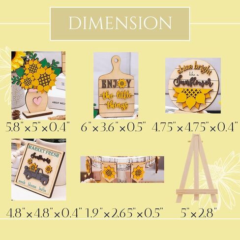 ديكور عيد الميلاد - زينة عيد الميلاد للمزرعة - 11 قطعة ديكور صينية متدرجة لافتات خشبية للمنزل وغرفة الحمام وطاولة المطبخ وغرفة النوم في الداخل - شاحنة حمراء - أبيض (الصينية غير متضمنة) in Kuwait