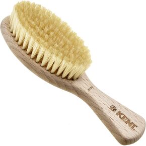 Kent BA30 Cradle Cap Baby Hair Brush with Ultra Soft Natural Bristles and Smooth Cradle Cap Comb, Baby Essentials for Newborn Hair Brush and Baby Comb in Kuwait