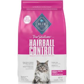 Blue Buffalo True Solutions Hairball Control Natural Adult Dry Cat Food, Chicken 11-lb in Kuwait