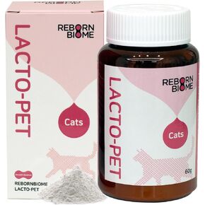 Lacto Pet, Vegetable Cat Probiotics Powder and Digestive Enzymes - Pollock Flavor, Probiotics and Prebiotics, Helps Maintain Gut Health, Supports Digestion, Immunity & Overall Health, 2.1oz. in Saudi Arabia
