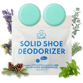 OnYourLife Natural Shoe Deodorizer Balls - Natural Odor Eliminating Shoe Deodorizers, Long Lasting Freshness, Invigorating Mountain Meadow Fragrance 1 Pack 2 Pieces in Saudi Arabia