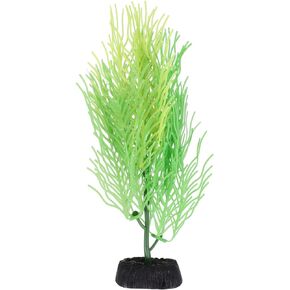 POPETPOP ديكور المرجان نباتات حوض السمك الاصطناعية من البلاستيك السيليكون، ديكور نباتات خزان الأسماك، نباتات الأسماك لحوض السمك، نباتات حوض السمك البلاستيكية، نباتات حوض الأسماك ديكور أبيض