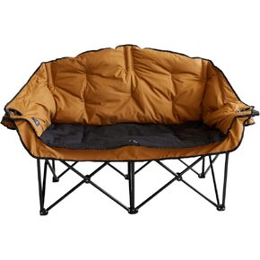 Kuma Outdoor Gear Bear Buddy/Double Chair with Carry Bag, Ultimate Portable Luxury Outdoor Double Camping Chair for Glamping, Sports & Outdoor Adventures (Sierra/Black) in Kuwait