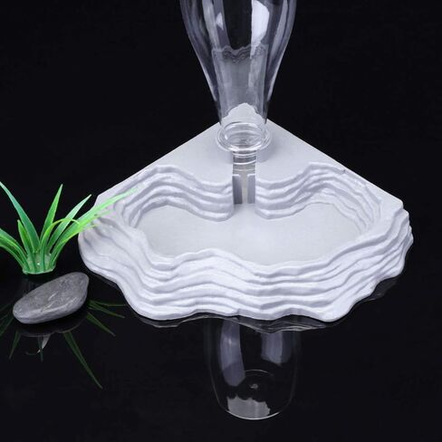 Scicalife Reptile Water Feeder - Automatic Water Dispenser Waterer Feeding Accessories for Turtle Frog Bearded Dragons Lizards Geckos for Terrarium Tank (Grey) in Kuwait