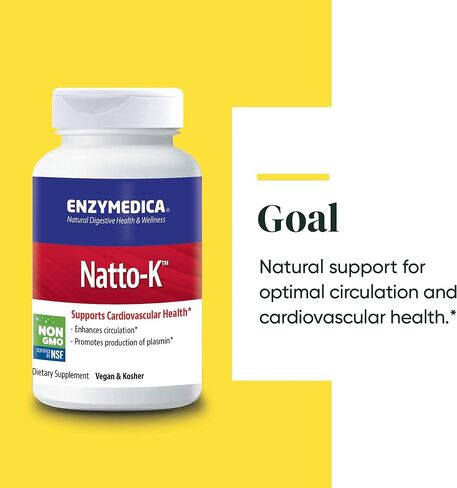 Enzymedica, Natto-K, Enzyme Support, 90 Capsules (FFP) in Saudi Arabia