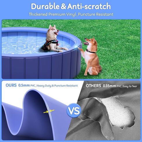 Pawtners Foldable Dog Splash Pool in Kuwait