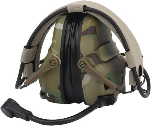 Tactical Headset Hunting Shooting Noise Reduction Headset for OPS Core ARC and Wendy M-LOK Helmet Head Mounted 2 in 1 GEN 6 in Saudi Arabia