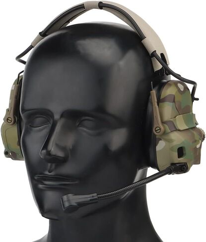 Tactical Headset Hunting Shooting Noise Reduction Headset for OPS Core ARC and Wendy M-LOK Helmet Head Mounted 2 in 1 GEN 6 in Saudi Arabia