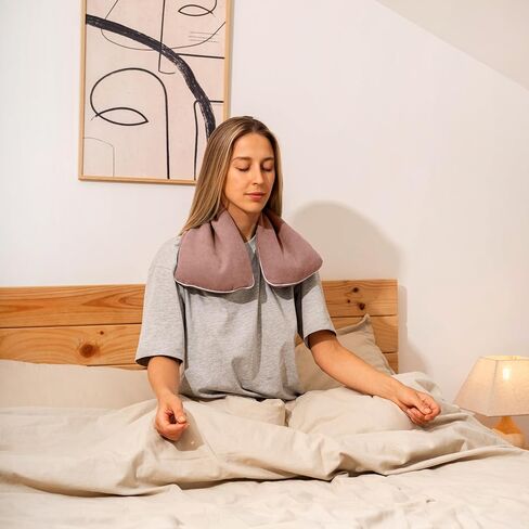 ZenRest الحنطة السوداء العلاج الساخن/البارد وسادة العلاج الرقبة تدفئة الميكروويف وسادة التدفئة الجسم التفاف (أكوا) in Saudi Arabia