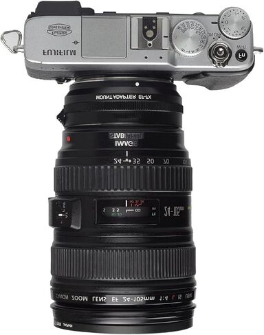 محول عدسة CANMEELUX محول حلقة التركيز التلقائي للعدسة لكاميرا Canon EF/EFS تحويلة إلى Canon EOS M1 M2 M3 M5 M6 M10 M50 M100 (EF-EOSM) in Kuwait