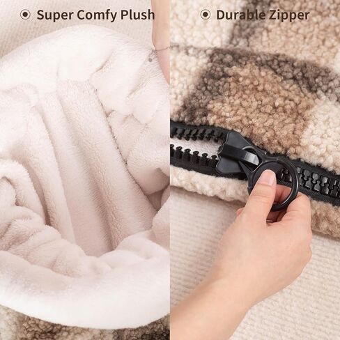 حقيبة نوم للقطط من Meowgod، حقيبة نفق كهف لسرير القطط، حقيبة مريحة لتدفئة الحيوانات الأليفة، كيس للقطط والجرو في الأماكن المغلقة in Kuwait