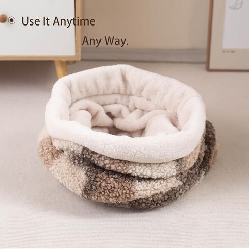 حقيبة نوم للقطط من Meowgod، حقيبة نفق كهف لسرير القطط، حقيبة مريحة لتدفئة الحيوانات الأليفة، كيس للقطط والجرو في الأماكن المغلقة in Kuwait