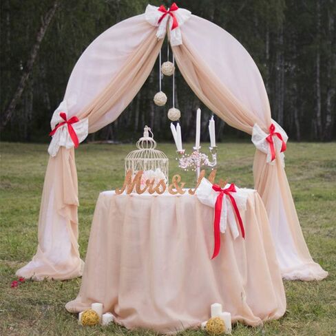 Mr & Mrs Sign for Wedding Table, Large Mr and Miss Wooden Letters, Party Decoration Head Table Wedding Wood Letter, Just Married Sign Anniversary Party Valentine's Day Decor (white) in Kuwait