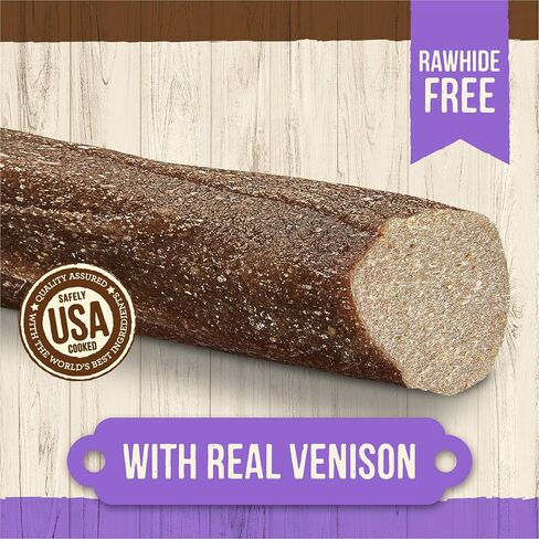 Merrick Natural Cuts Rawhide Free Dog Treats Filled Chew Made with Real Meat and Whole Foods in Saudi Arabia