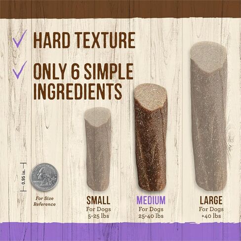 Merrick Natural Cuts Rawhide Free Dog Treats Filled Chew Made with Real Meat and Whole Foods in Saudi Arabia
