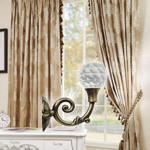 Geritte 2PCS الستار الكريستال الشفاف Holdbacks الحائط شرابة الستار Tieback هوك الستائر Tiebacks هوك الملابس معطف قبعة منشفة شماعات حامل (فضي) in Kuwait