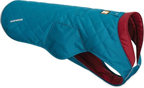 Ruffwear، Stumptown معزول وعاكس، سترة شتوية للطقس البارد للكلاب، أزرق أوريون، متوسط in Kuwait