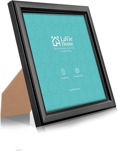 إطارات صور LaVie Home مقاس 8 × 10 (6 عبوات، ذهبي) إطار صور بتصميم بسيط مع زجاج عالي الدقة للتركيب على الحائط وعرض سطح الطاولة، مجموعة من 6 مجموعات كلاسيكية in Kuwait