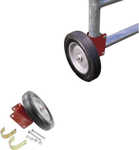 8" Gate Wheel Supporting Swing Gate, Gate Support Wheel for Metal Tube Gate, Helps to Prevents gate Sagging in Kuwait