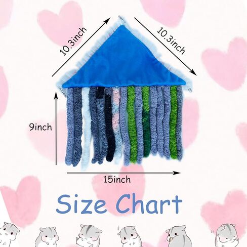 neolun قفص ركن الأرجوحة خنزير غينيا مخبأ الحيوانات الصغيرة الزاوية الصوف مخبأ للأرانب القنفذ الأرنب السنجاب النمس مع الدانتيل مطوي التشذيب (رمادي) in Kuwait