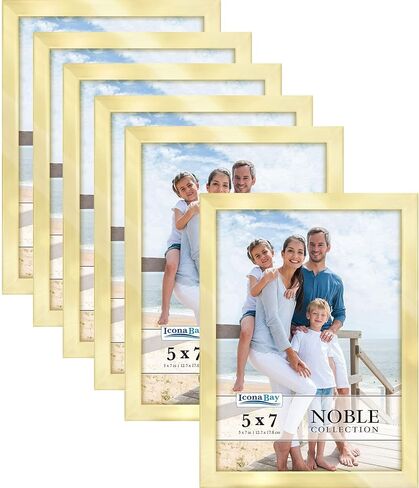 إطارات الشهادات Icona Bay مقاس 8.5 × 11 (أسود، 6 عبوات)، مجموعة إطارات المستندات الاحترافية الحديثة، مجموعة نوبل in Saudi Arabia