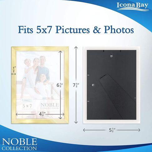 إطارات الشهادات Icona Bay مقاس 8.5 × 11 (أسود، 6 عبوات)، مجموعة إطارات المستندات الاحترافية الحديثة، مجموعة نوبل in Saudi Arabia