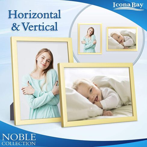 إطارات الشهادات Icona Bay مقاس 8.5 × 11 (أسود، 6 عبوات)، مجموعة إطارات المستندات الاحترافية الحديثة، مجموعة نوبل in Saudi Arabia