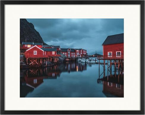 Golden State Art، إطار معدني بإطار دبلوم 11x14 للمستندات والشهادات مقاس 8.5x11، إطار صورة من الألومنيوم مع زجاج حقيقي لعرض الحائط، أسود in Kuwait