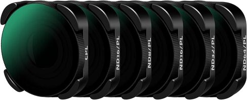 مجموعة فلاتر ND/PL من مينجفين متوافقة مع كاميرا جو برو هيرو 11 هيرو 10 بلاك هيرو 9، CPL/ND4/ND8/ND16/ND32/ND64، مجموعة فلتر عدسة مستقطبة بكثافة محايدة لكاميرا الاكشن in Kuwait