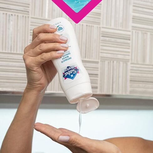 غسول Saba Sensiti-V الحميم، منظف النظافة الأنثوية، 6.76 أونصة سائلة (عبوة من 6 قطع) in Kuwait