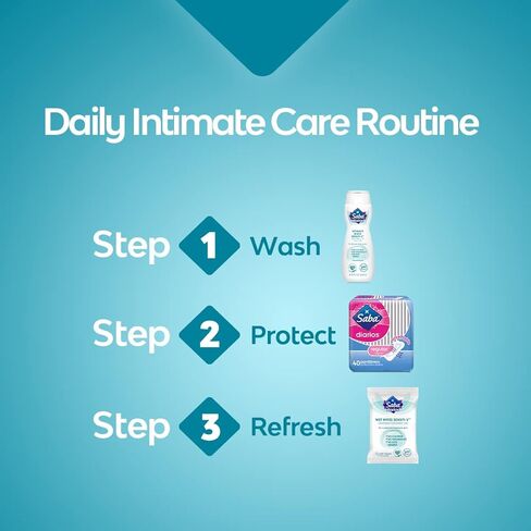 غسول Saba Sensiti-V الحميم، منظف النظافة الأنثوية، 6.76 أونصة سائلة (عبوة من 6 قطع) in Kuwait