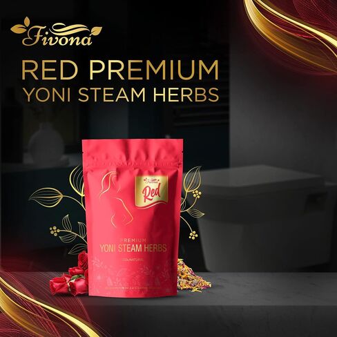 FIVONA Set of 3 Yoni Steaming Herbal Blends for V Steam - Natural Herbal Mix - 100% Pure Organic Blend – V Detox, Cleansing, PH Balance for Women - Revitalizing & Rejuvenating Care - 6 to 12 Sessions in Kuwait
