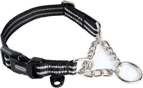 Reflective Nylon Dog Collar with Breathable Neoprene Padding,Adjustable for Small Dogs.(9.8"-15",Lilac Purple) in Saudi Arabia