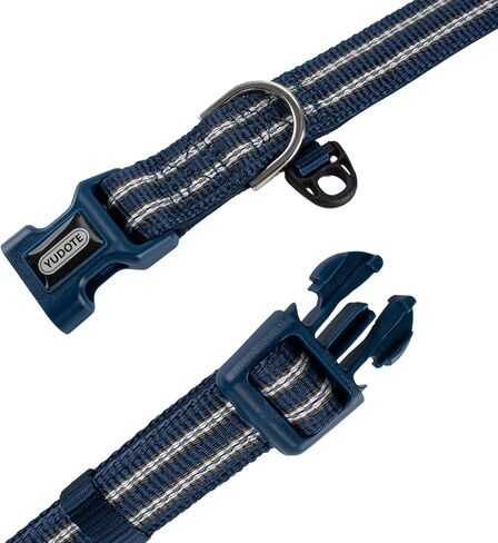 Reflective Nylon Dog Collar with Breathable Neoprene Padding,Adjustable for Small Dogs.(9.8"-15",Lilac Purple) in Kuwait