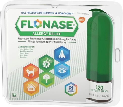 Flonase Allergy Relief Nasal Spray, 144 metered Sprays 0.62 oz in Kuwait