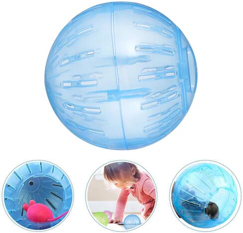 POPETPOP Hamster Run Exercise Ball - 3PCS Hamster Mini Run Ball - Hamster Exercise Ball Plaything Roll Ball Toy for Cage in Kuwait