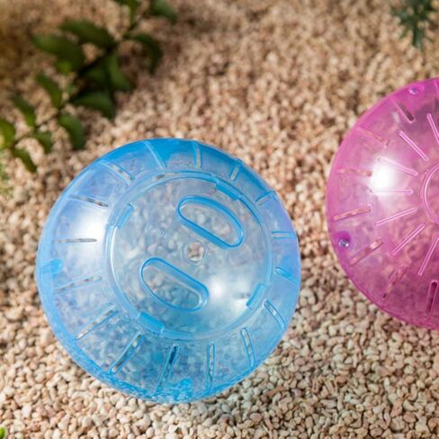 POPETPOP Hamster Run Exercise Ball - 3PCS Hamster Mini Run Ball - Hamster Exercise Ball Plaything Roll Ball Toy for Cage in Kuwait