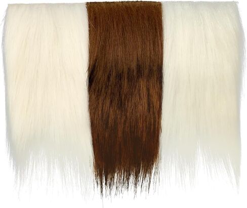 Lakebellen Streamer Fur Faux Bucktail Hair for Fly Tying Artificial Craft Fur Long Strand Bass Jigs Fly Fishing Tying Materials 3 PCS 3 Colors in Saudi Arabia