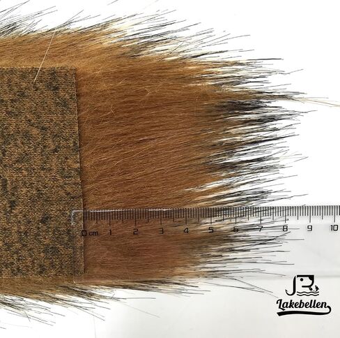 Lakebellen Streamer Fur Faux Bucktail Hair for Fly Tying Artificial Craft Fur Long Strand Bass Jigs Fly Fishing Tying Materials 3 PCS 3 Colors in Saudi Arabia