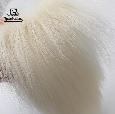 Lakebellen Streamer Fur Faux Bucktail Hair for Fly Tying Artificial Craft Fur Long Strand Bass Jigs Fly Fishing Tying Materials 3 PCS 3 Colors in Saudi Arabia