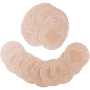 10 Pairs Round Disposable Non Woven Fabric Adhesive No Show Nipple Cover Patches Breast Petals Chest Pad in Saudi Arabia