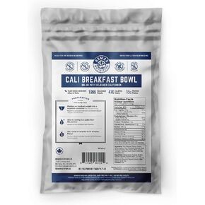 Nomad Nutrition Cali Breakfast Bowl | Instant Freeze Dried Backpacking & Camping Food | Plant-Based, Non-GMO Hiking Meals with High-Energy, Vegan, Gluten-Free | 112g - 1 Pack in Saudi Arabia