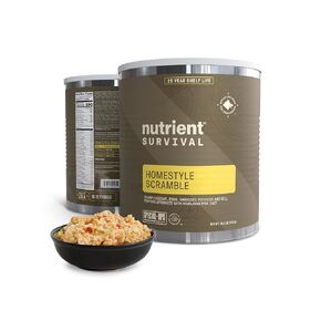 Nutrient Survival MRE Emergency Food Supply, 14-Day Survival Food (72 Servings) Bucket Disaster Kit, Freeze Dried Ready to Eat Meals in Resealable Packs, Shelf Stable up to 15 Years in Saudi Arabia