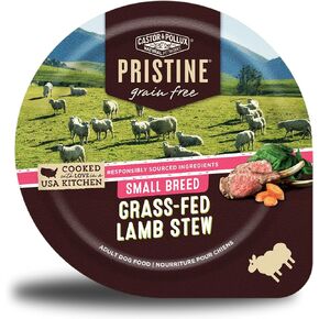 Castor & Pollux Pristine Grain Free Small Breed Grass-Fed Lamb Stew Canned Dog Food, (12) 3.5oz cans in Kuwait